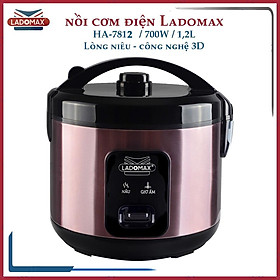 Mua Nồi cơm điện lòng niêu Ladomax HA-7812 - 1.2L  Công nghệ nấu 3 chiều  vỏ nhựa nguyên sinh - Công suất 500W - Hàng chính hãng