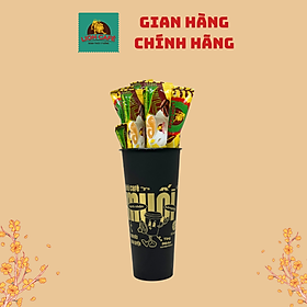 Combo 5 Hộp Cà Phê Muối Hạnh Nhân 10 Gói Hòa Tan -  LION CAFE - Thơm Ngon Sánh Quyện (Ly 10 gói*18 gram)