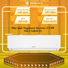 NIS-C24R2U51 - Máy lạnh Nagakawa Inverter 2.5 HP NIS-C24R2U51 - HÀNG CHÍNH HÃNG - GIAO HCM