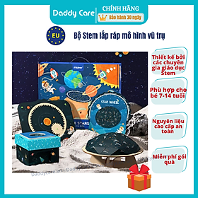 Đồ chơi lắp ráp mô hình lắp ghép robot vũ trụ, Đồ chơi khoa học Stem cho bé 5,6,7,8,9,10 tuổi Mideer stembox