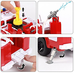 TOYSTAR-666-88P Mô hình xe cứu hoả cứu hộ, Xe Ô Tô Đồ Chơi Cho Trẻ Em