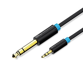 Cáp Chuyển Đổi Âm Thanh 3.5mm Sang 6.5mm VENTION Cho Loa Điện Thoại Guitar