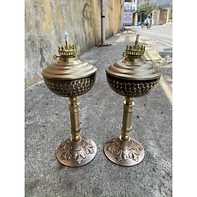 Mua Đèn dầu Đồng Cao 36cm x11cm chất liệu Bằng đồng