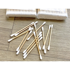 Mua 5 Bịch tăm bông 500 que thân gỗ (thân thiện với mio trường)