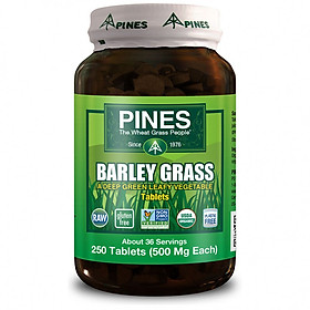 Viên cỏ lúa mì hữu cơ Pines 250 viên