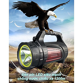 Đèn pin LED siêu mạnh chống nước chiếu xa 1200m ( Phiên bản nâng cấp ) 