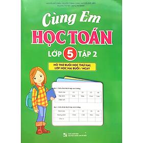 Hình ảnh Sách - Cùng em học toán Lớp 5 Tập 2