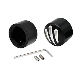 Pair of Front Wheel Axle Nuts Nut Cap Covers for  XL883 XL1200