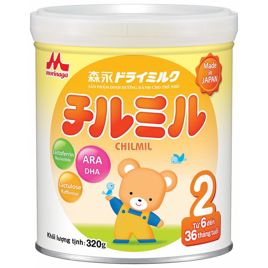 Sữa Morinaga Chilmil 320G 6 - 36M