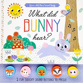 What Did Bunny Hear? - Press And Play Sound Book