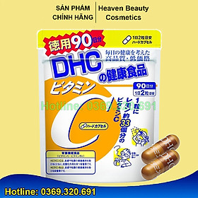 Viên uống VITAMIN C DHC - Bổ sung Vitamin C Hard Capsule Giúp Sáng Da, tăng Đề Kháng - Bác sĩ Mã Phượng (MÀU VÀNG)