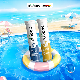 Combo Thực phẩm bảo vệ sức khỏe KUDOS VITAMIN C 1000MG + KUDOS EXTRA HIGH DOSE VITAMINS & MINERALS (20 viên/ tuýp)