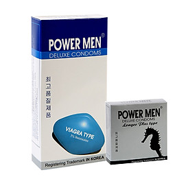 Bao cao su Powermen hộp 12 chiếc và Longer Plus 3 Chiếc