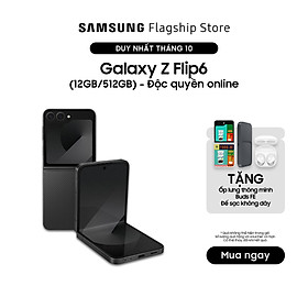 Điện thoại Samsung Galaxy Z Flip6 12GB/512GB - Độc quyền online - Hàng chính hãng