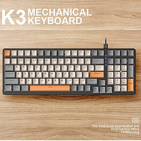 Mua Bàn phím cơ gaming K3 Led RGB Chống ồn