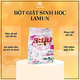 COMBO 10 GÓI BỘT GIẶT SINH HỌC LAMUN [5KG]