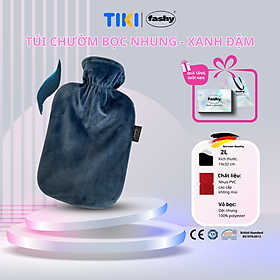 Túi chườm Fashy Germany Bọc Nhung 100% nhập khẩu từ Đức giúp giữ ấm, giảm đau tự nhiên