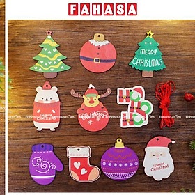 Dây Hình Gỗ Trang Trí Giáng Sinh - Bách Mộc - Set 4