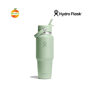 Bình giữ lạnh tiêu chuẩn HYDRO FLASK Wide Flex Straw Travel Cap 32oz 946ml