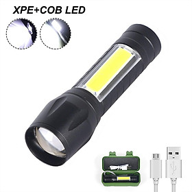 Mua Đèn pin mini siêu sáng có thể sạc lại  hàng cao cấp  có zoom