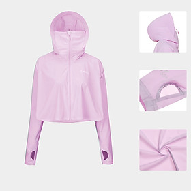 CAMEL Quần áo chống nắng mùa hè của phụ nữ Bảo vệ chống tia cực tím băng lụa UPF50 mỏng thoáng khí