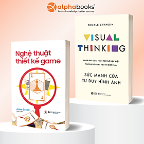 Combo 2 Cuốn: Nghệ Thuật Thiết Kế Game + Sức Mạnh Của Tư Duy Hình Ảnh - Khám Phá Loại Hình Trí Tuệ Đặc Biệt Tạo Ra Sự Sáng Tạo Và Đột Phá - Alpha Books