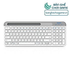 Bàn phím không dây Newmen K10 Dual Mode Bluetooth/ Wireless (Đen/ Trắng) - Hàng chính hãng