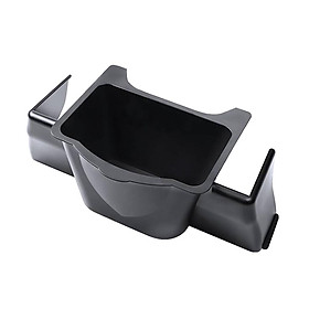 Underseat Storage Box Black Washable Durable for Sundries Water Bottles