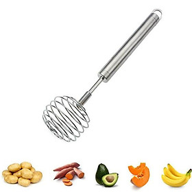 Đa Năng Đánh Trứng Khoai Tây Masher Thép Không Gỉ Đánh Máy Xay Sinh Tố Cầm Tay Nguyên Chất Nước Máy Làm Kem Trứng Khuấy Quả Nhà Bếp dụng Cụ