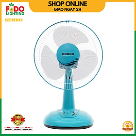 Quạt điện Senko để bàn tiện lợi cao cấp B1213 màu ngẫu nhiên - Hàng Chính Hãng