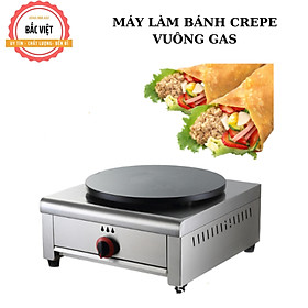 Mua Máy làm bánh crepe vuông gas đường kính mặt bếp 40cm  mặt gang chống dính