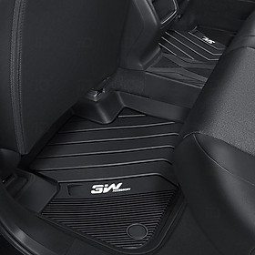 Thảm lót sàn xe ô tô BMW X6 2013 - 2018 nhãn hiệu Macsim 3W - chất liệu nhựa TPE đúc khuôn cao cấp - màu đen