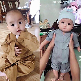 Đồ lam đi chùa cho bé iu mẫu la hán