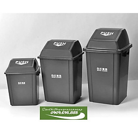 Mua thùng rác nhựa nắp đẩy PUSH 40L