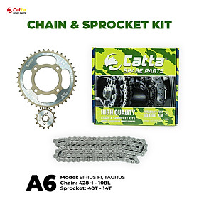 Nhông Sên Dĩa SIRIUS, SIRIUS Fi, TAURUS, SIRIUS 50cc, SIRIUS 110 - Nhông sên dĩa CATTA chất lượng cao 