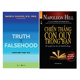 Combo 2 Cuốn Sách Phát Triển Bản Thân: Truth vs Falsehood – Phân Biệt Thật Giả +Chiến Thắng Con Quỷ Trong Bạn (Phát Triển Tư Duy Kỹ Năng Sống)