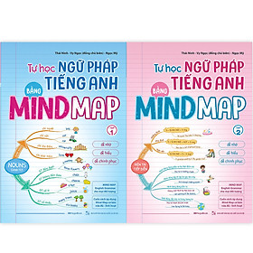 Tự Học Ngữ Pháp Tiếng Anh Qua Mindmap ( bộ 2 cuốn)