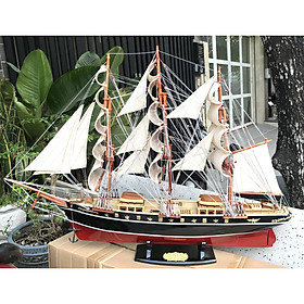 Mô Hình Tàu Thuyền Chở Hàng CUTTY SARK (Thân 70cm) (Màu Sơn)  MNV-TSCT70P