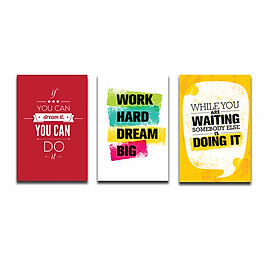 Mua Bộ 3 Tranh Canvas Tràn Viền PG194