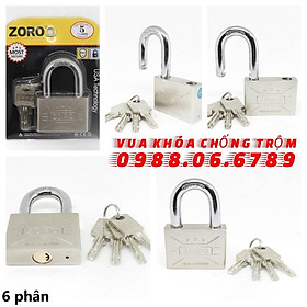 Mua KHÓA CAO CẤP ZORO 6 PHÂN CÔNG NGHỆ MỸ CHỐNG RỈ SÉT
