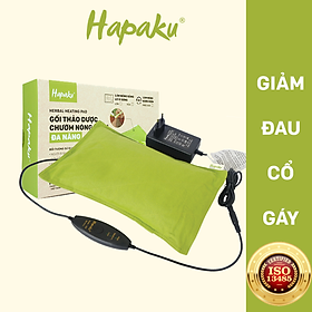 Gối Chườm Nóng Thảo Dược Hapaku - Làm Nóng Bằng Điện