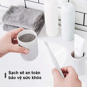 Hộp Cốc Đựng Bàn Chải Đánh Răng, Kem Đánh Răng Du Lịch