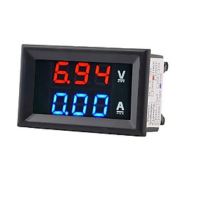 Đồng hồ led hiển thị dòng và áp DC0-100V/10A # Linh kiện điện tử