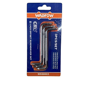 BỘ 3 TUA VÍT ĐẦU CONG WSS8603 WADFOW - HÀNG CHÍNH HÃNG