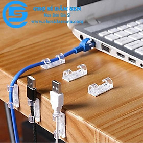 Mua Nẹp dây điện dán tường treo giữ cố định dây sạc  cáp sạc thông minh  bộ kẹp đi dây điện 20 cái có kèm keo dán G170-NepDD
