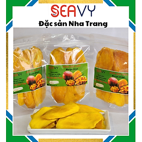 Đặc Sản Nha Trang - Xoài Sấy Dẻo Loại 1 Thịt Xoài Dẻo Không Xơ Không Đường Tốt Cho người ăn kiếng, Seavy Gói 1kg