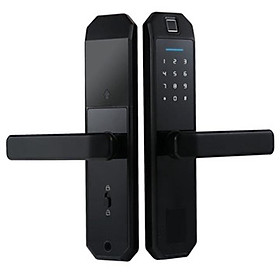 Mua Khoá cửa vân tay F1 thông minh  phù hợp cho căn hộ-chung cư. Có 5 cách mở khóa cửa  chất liệu hợp kim kẽm