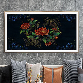 Mua Khung Tranh Canvas Treo Tường In Chất Lượng Cao - Tranh Phong Cách Phương Đông Xưa