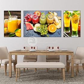 Mua Tranh CANVAS mẫu nước ép trái cây