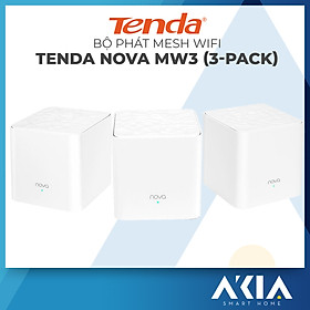 Mua Bộ 3 Cái Phát Wifi Dạng Lưới Mesh Tenda Nova MW3 AC1200 - Hàng Chính Hãng